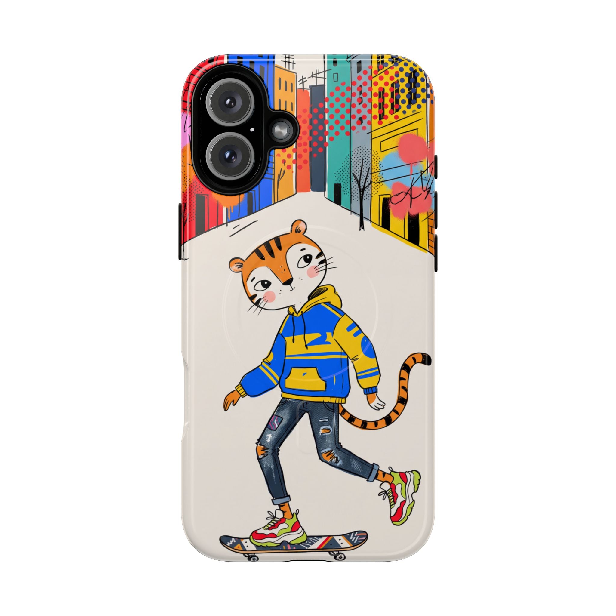 Skater Tiger MagSafe iPhone Case