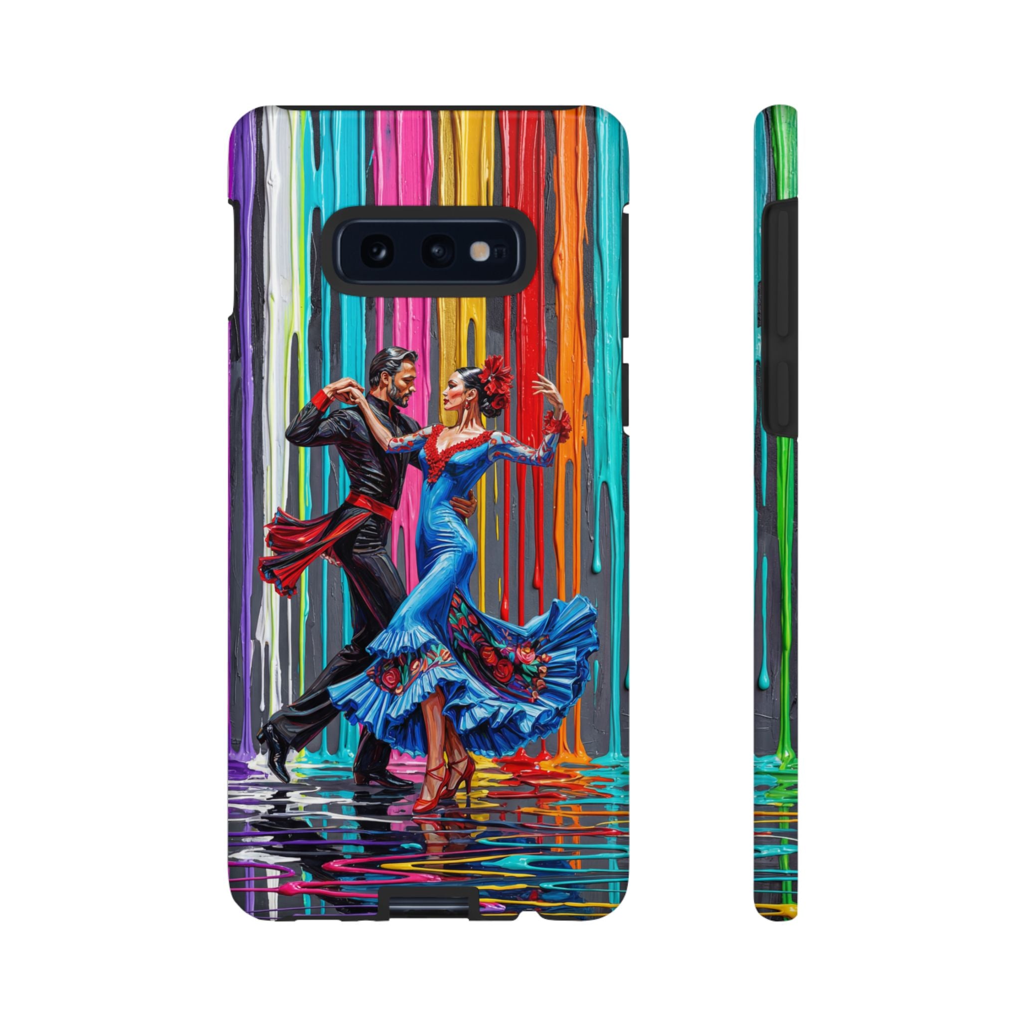 Colorful Tango Samsung Galaxy Phone Case | Vibrant Dancing Couple Art Protection