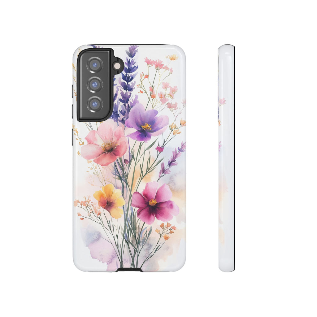 Floral Watercolour Samsung Galaxy Case | Pastel Bouquet