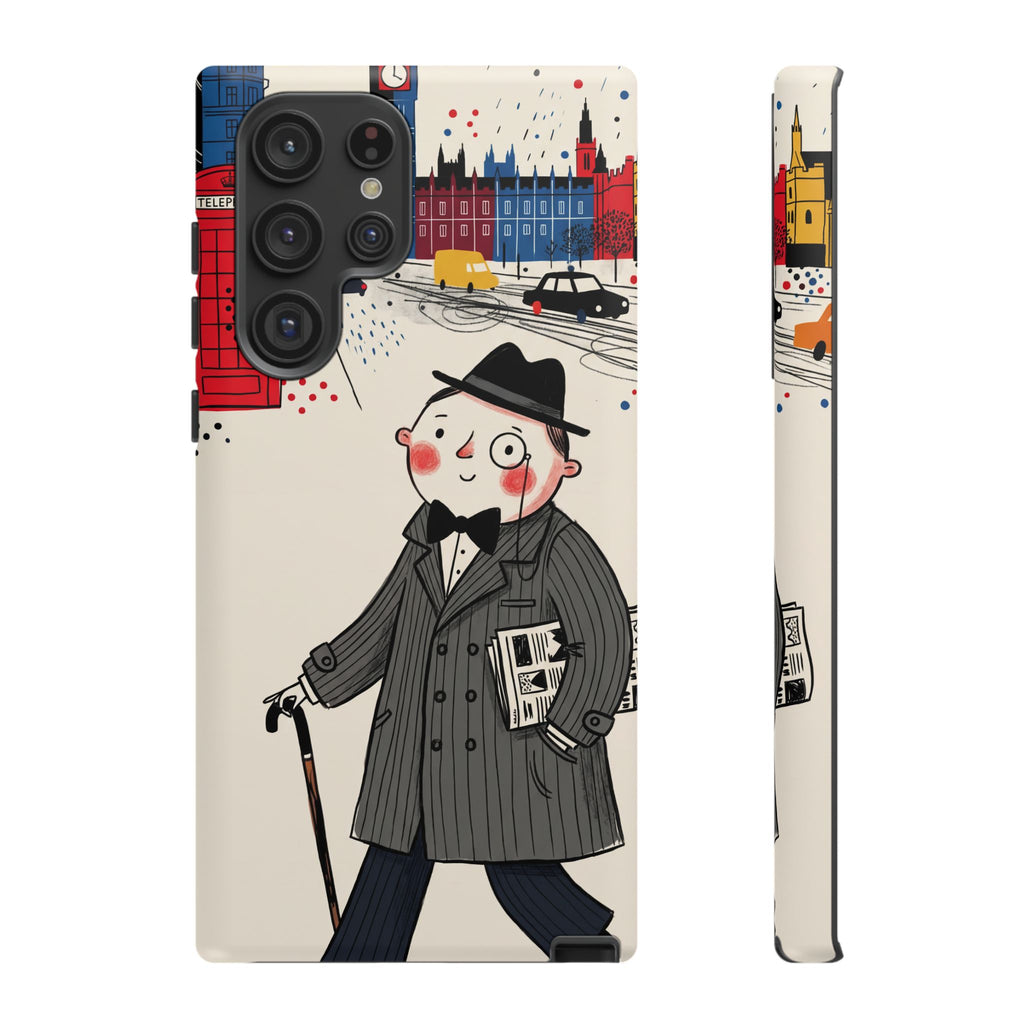 Detective in London Samsung Galaxy Phone Case