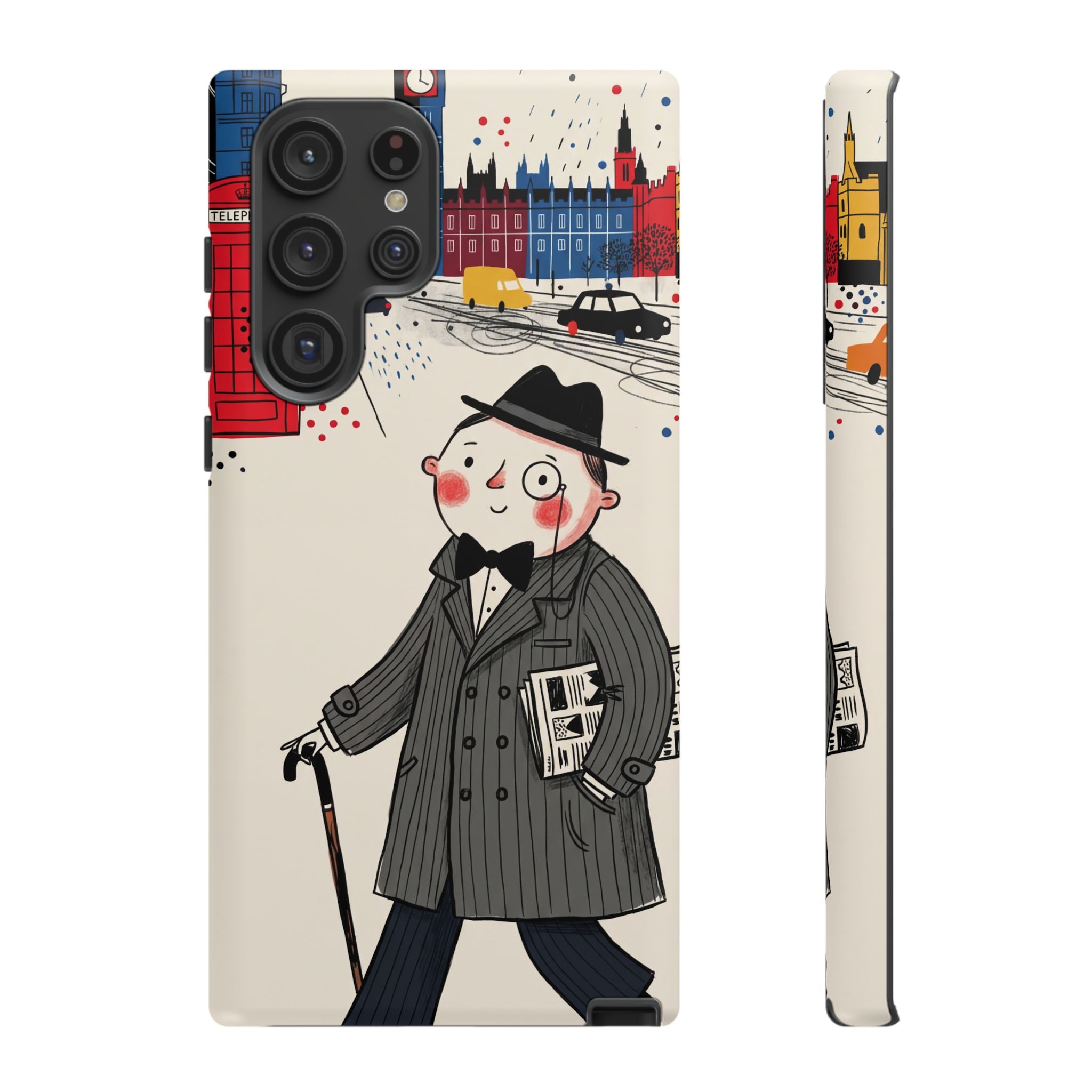 Detective in London Samsung Galaxy Phone Case