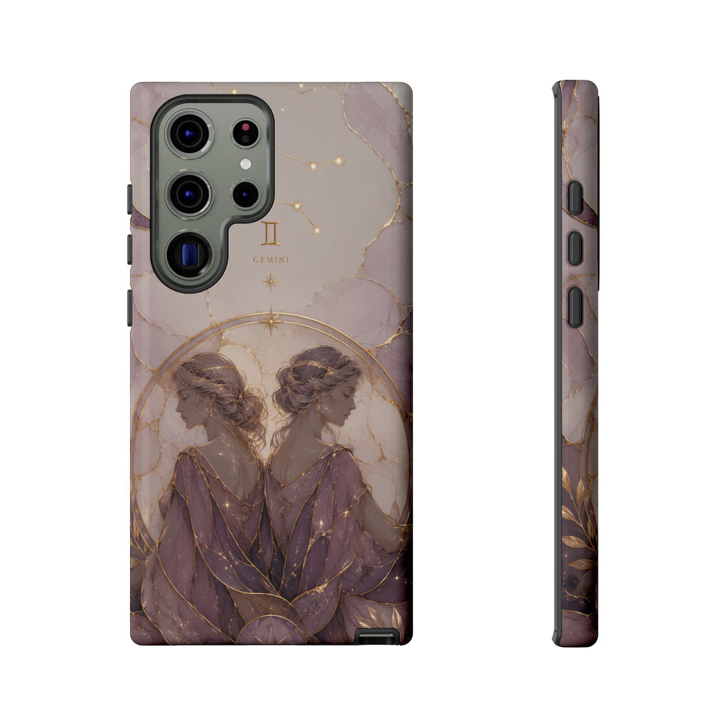 Gemini Zodiac Samsung Galaxy Phone Case | Twin Constellation Phone Case