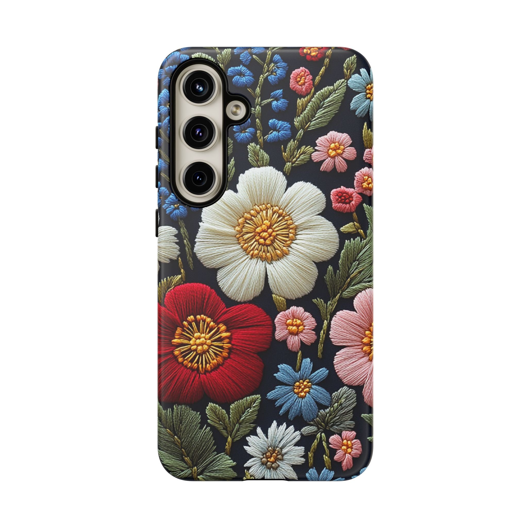 Floral Embroidered Garden Samsung Galaxy Case