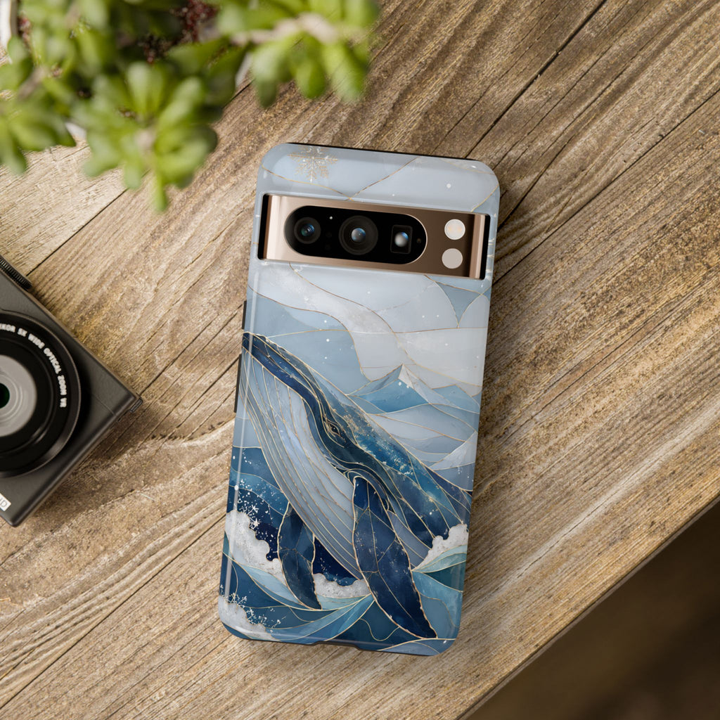 Blue Whale Google Pixel Phone Case | Ocean Wave Phone Case