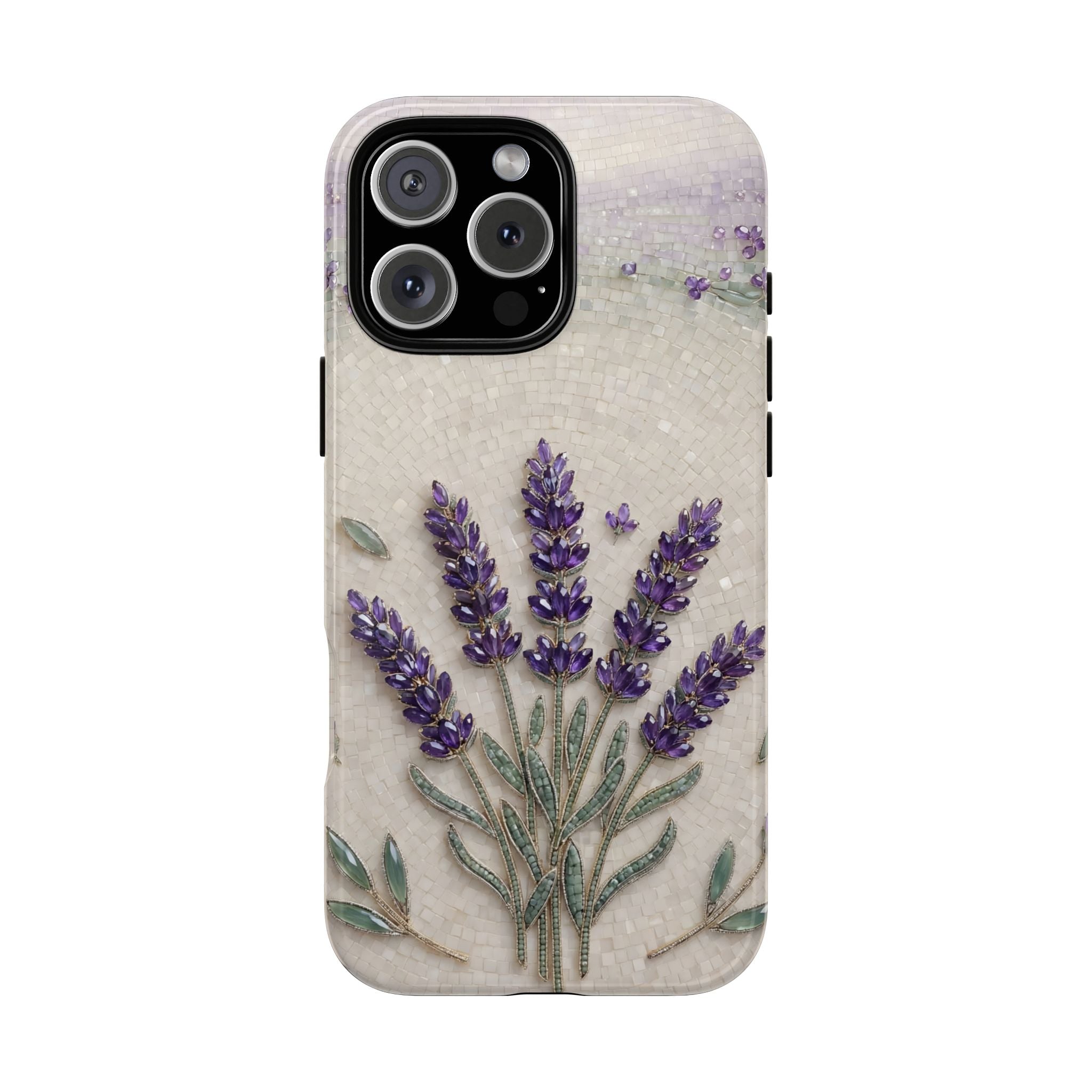 Lavender Bouquet iPhone Case — Floral Protective Phone Cover