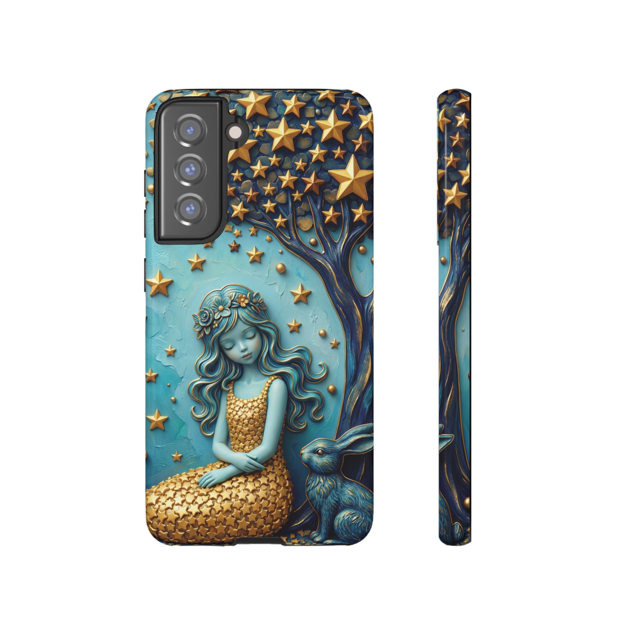 Dreamy Maiden & Star Tree Samsung Galaxy Phone Case