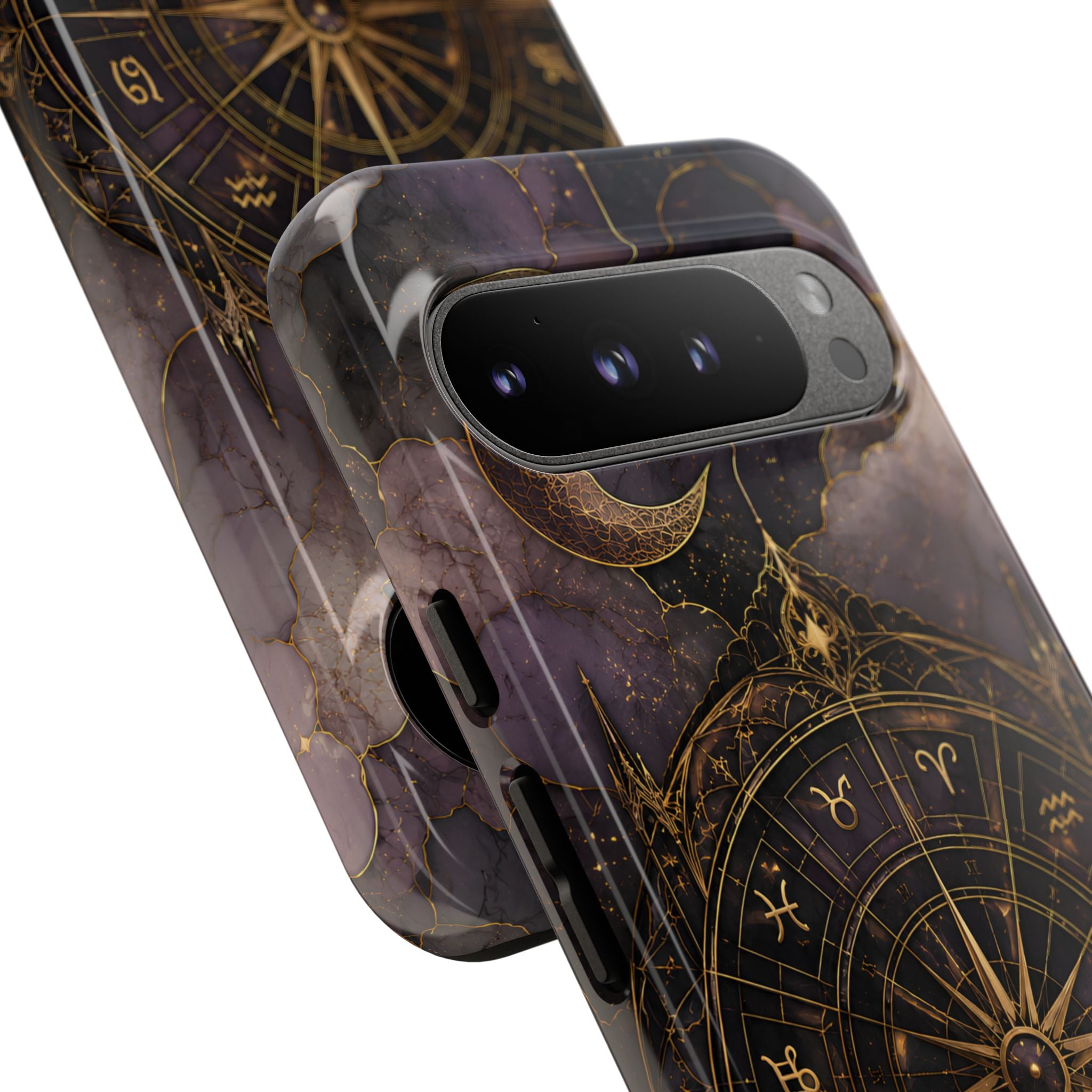 Vintage Astrology Compass Google Pixel Phone Case | Celestial Zodiac Phone Case