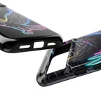 Cover per telefono Google Pixel Neon Eagle con design montano