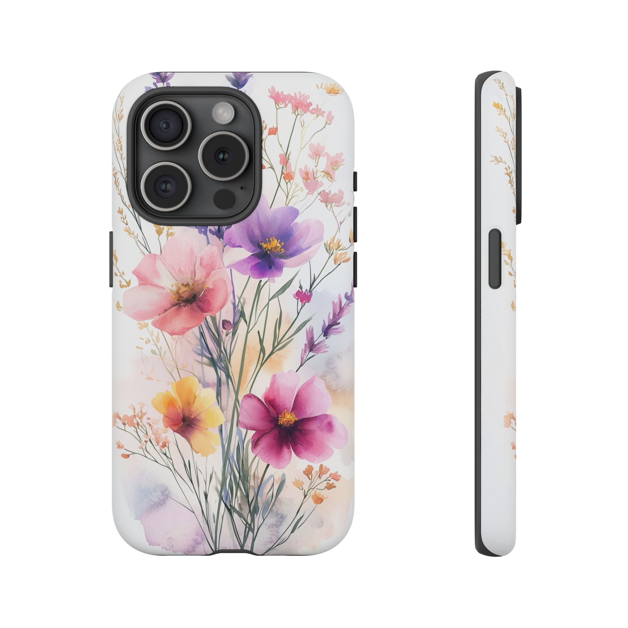 Floral Watercolour iPhone Case | Pastel Bouquet