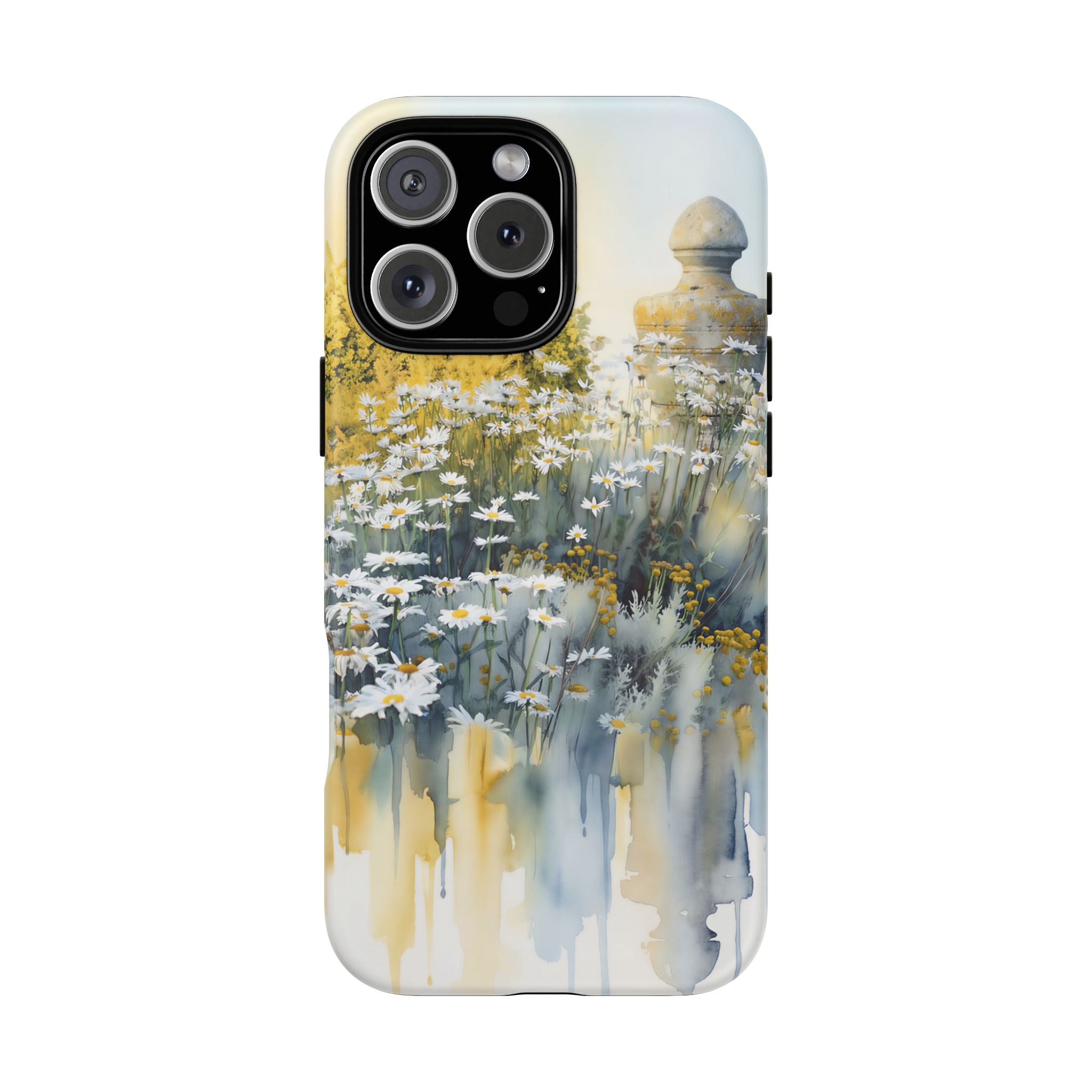 Watercolor Floral Daisy Garden iPhone Case