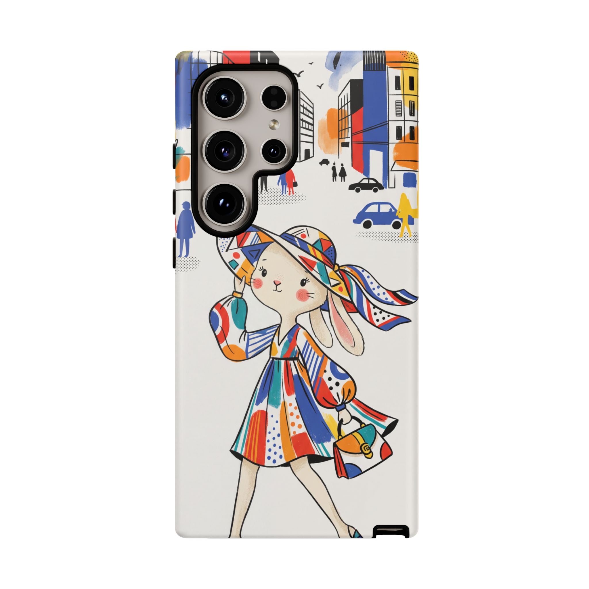 Chic Bunny City Samsung Galaxy Phone Case