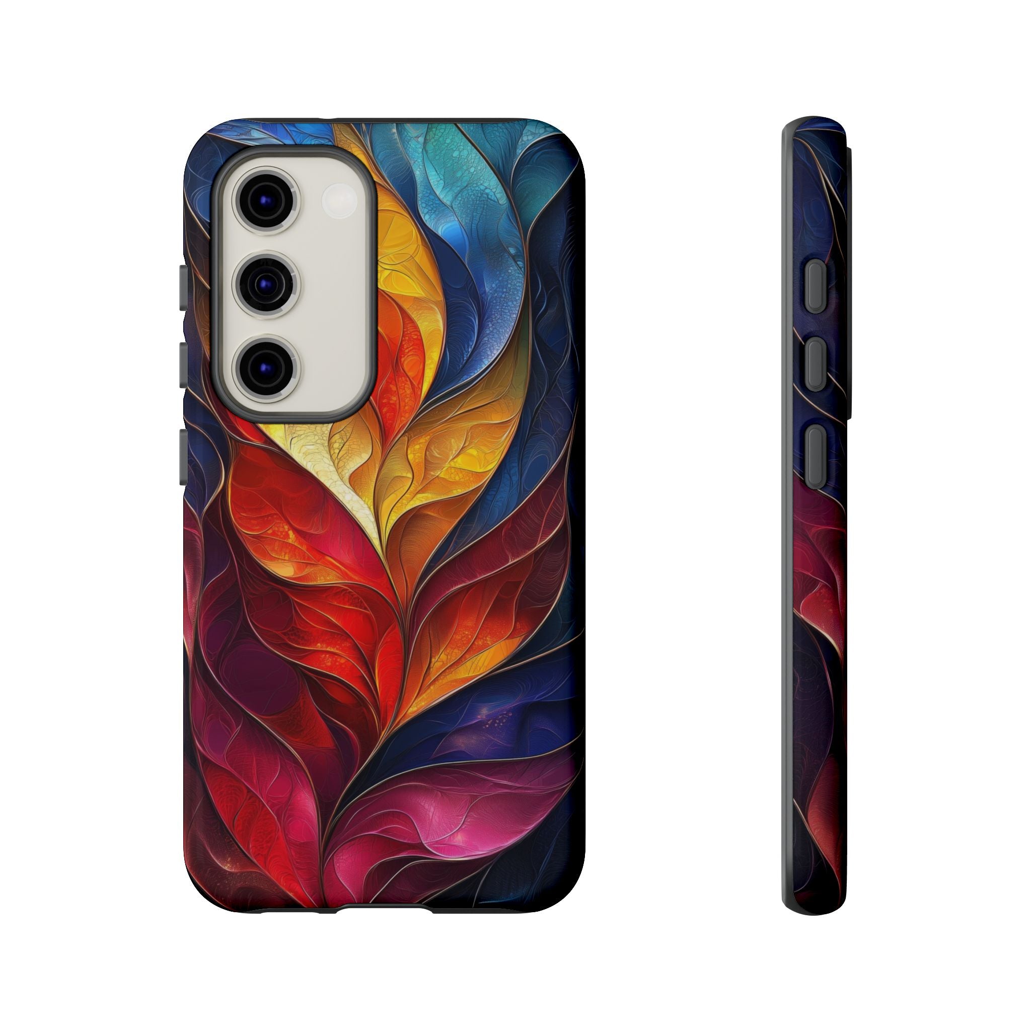 Abstract Colourful Leaf Samsung Galaxy Case