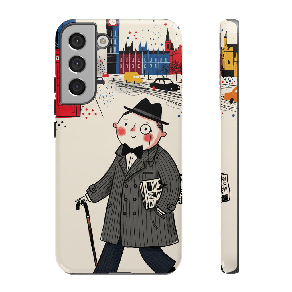 Detective in London Samsung Galaxy Phone Case
