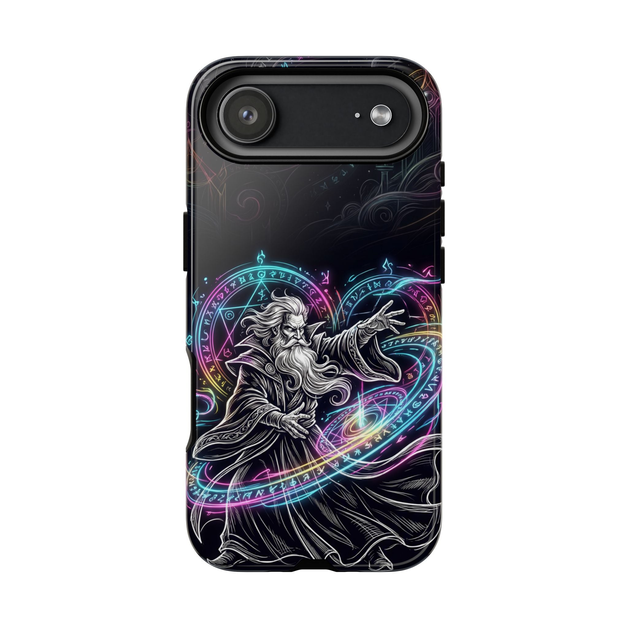 Neon Spell Art Wizard Magic iPhone Case