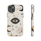 Mystic Eye iPhone Case | Celestial Moon & Star
