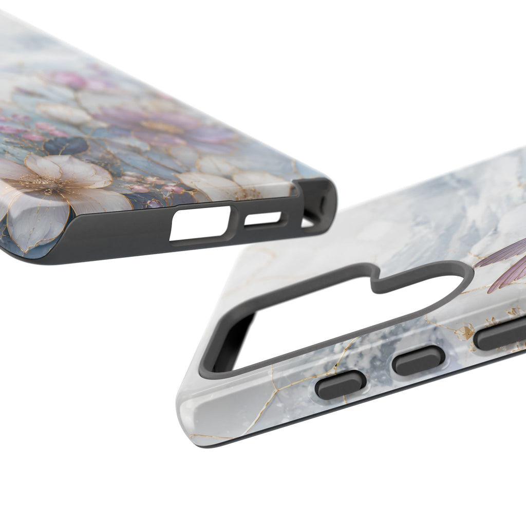 Hummingbird Samsung Galaxy Phone Case | Vintage Floral Phone Case