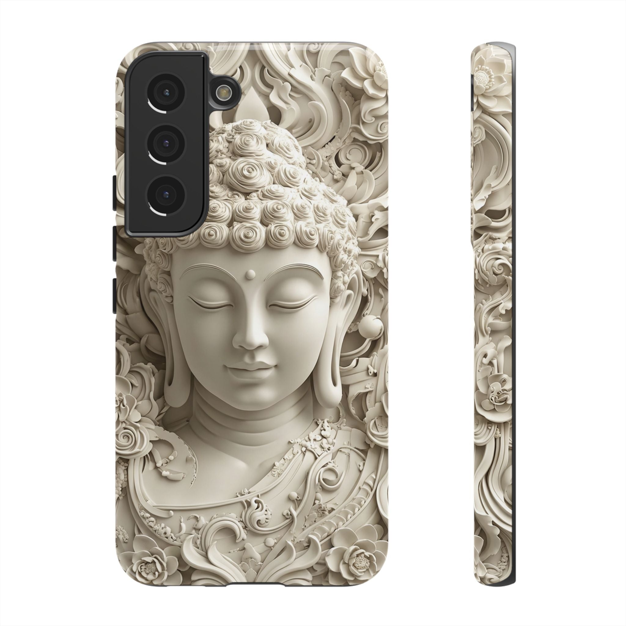 Buddha Relief Samsung Galaxy Case — Serene Zen Protective Phone Cover
