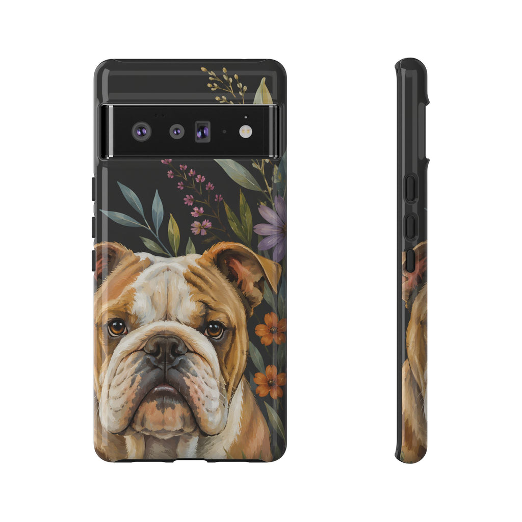 English Bulldog Google Pixel Phone Case | Bulldog Dog Art Cover