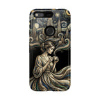 Custodia per telefono Google Pixel "Donna paesaggio urbano vintage"