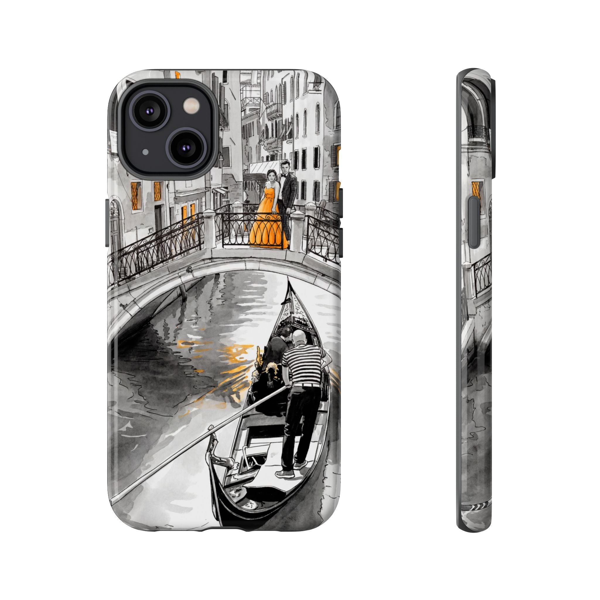 Venice Gondola iPhone Case | Romantic Canal Scene Protective Case