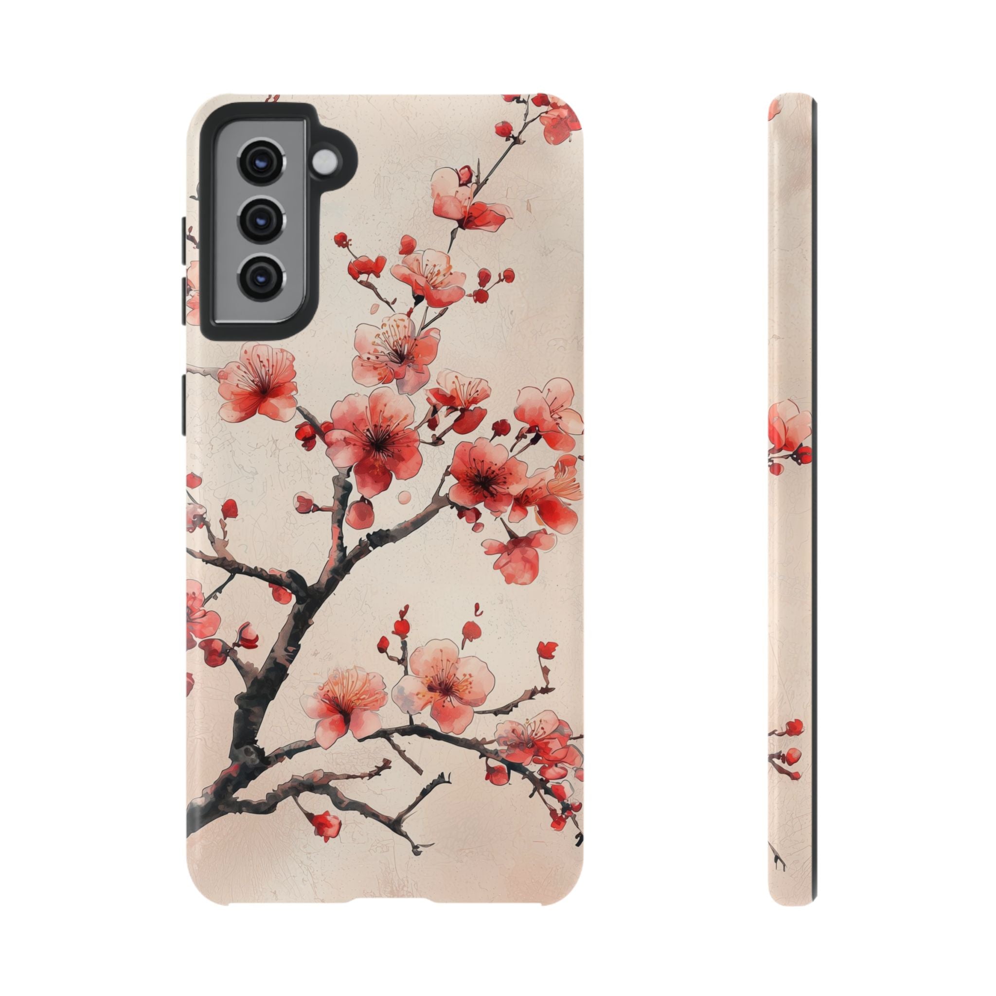 Cherry Blossom Samsung Galaxy Phone Case | Pink Blossom Branch Design