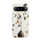 Floral Terrazzo Google Pixel Case | Minimal Vase Botanical