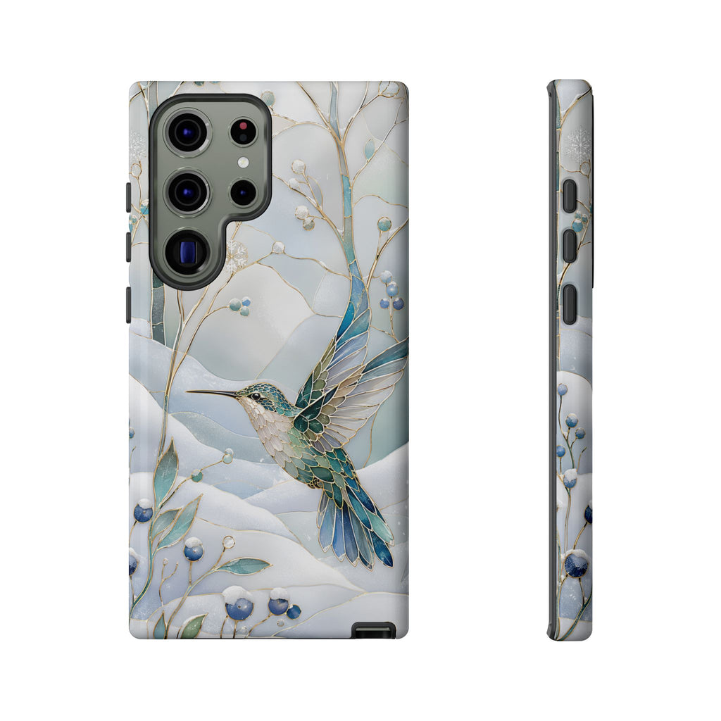 Hummingbird Samsung Galaxy Phone Case | Winter Bird iPhone Case