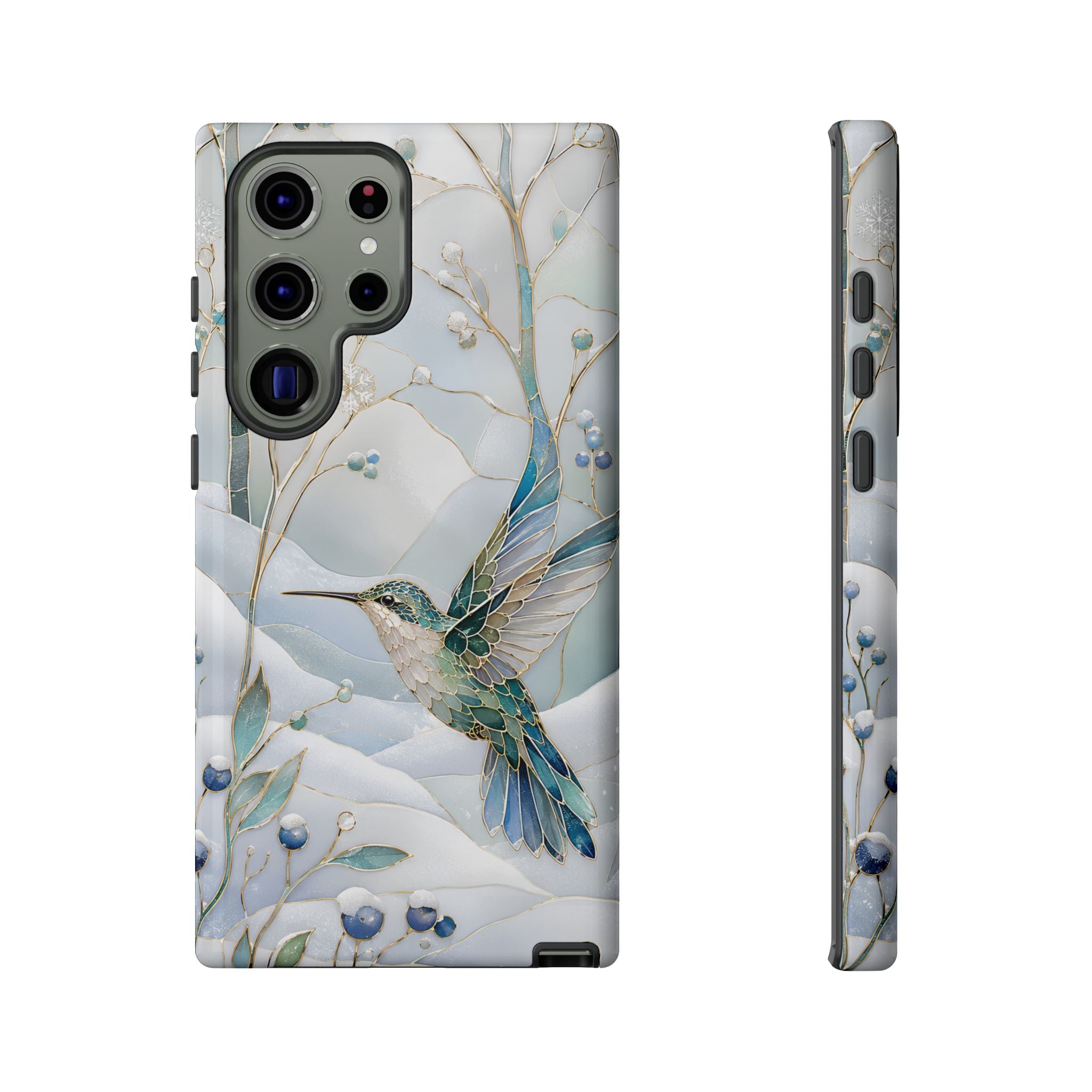 Hummingbird Samsung Galaxy Phone Case | Winter Bird iPhone Case
