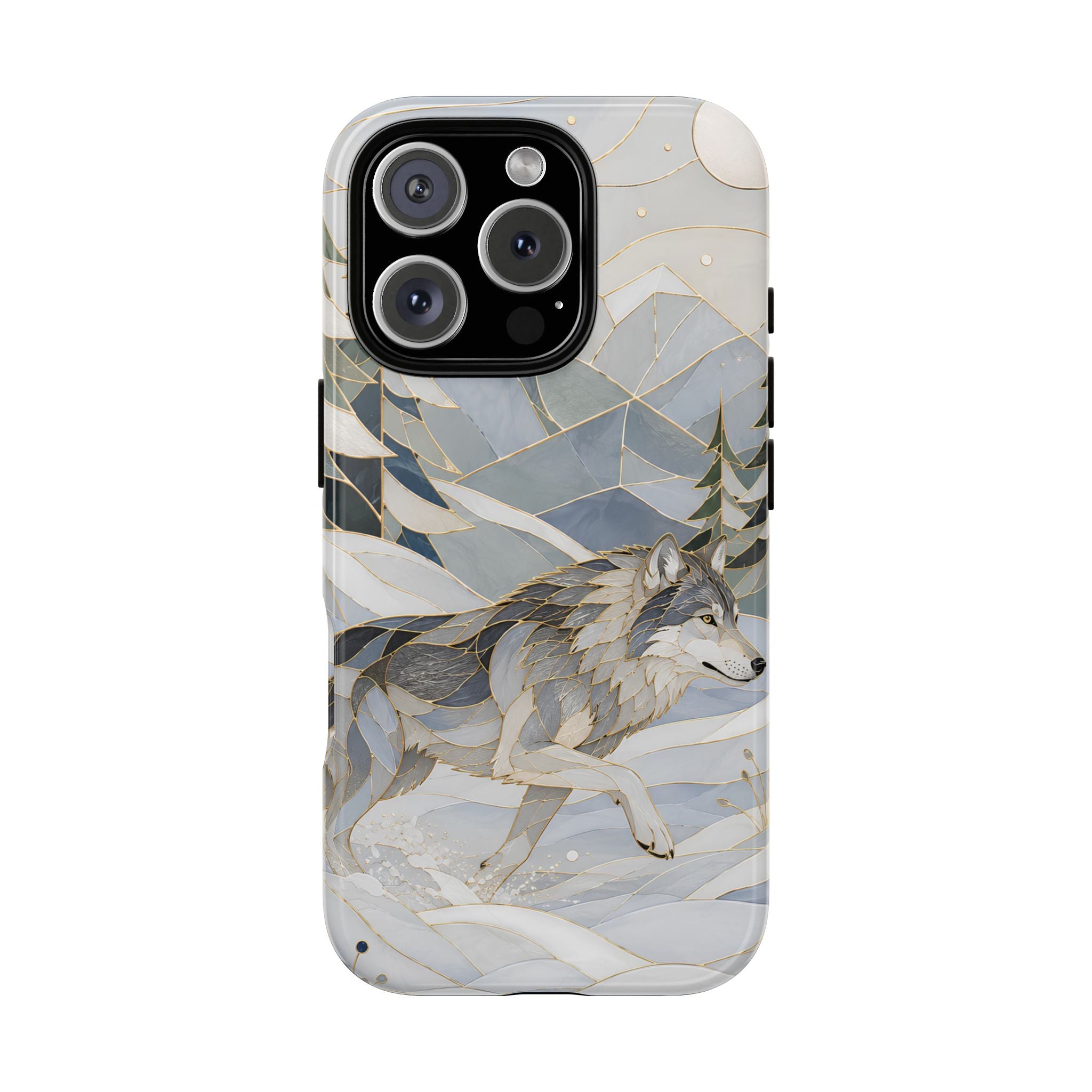 Winter Wolf iPhone Case | Mountain Forest iPhone Case