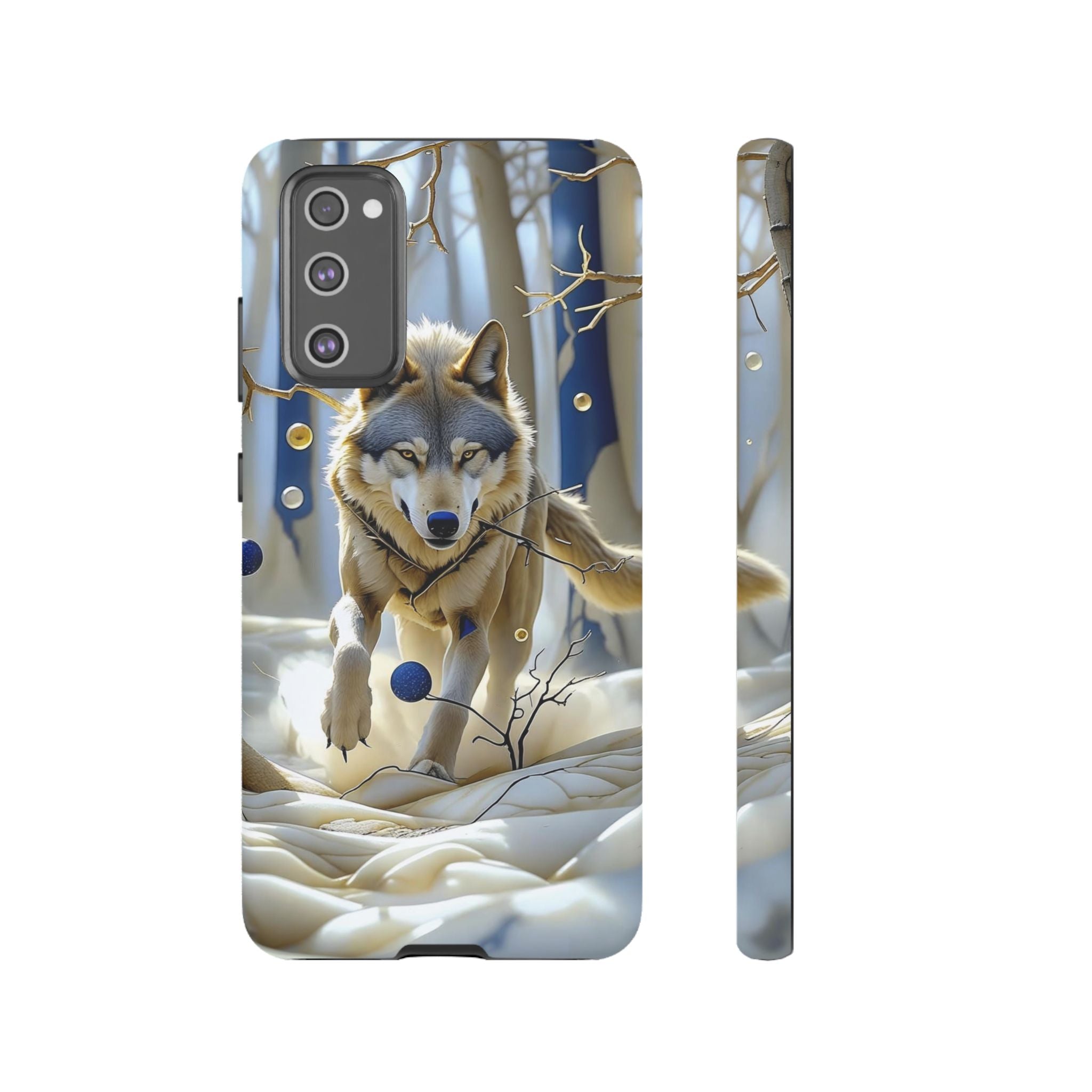 Wolf in Snow Samsung Galaxy Case — Rugged Wildlife
