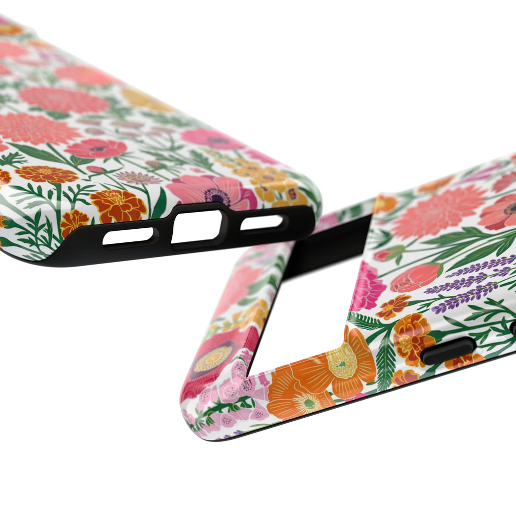 Floral Tough Google Pixel Phone Case | Colorful Garden Print Protective Cover