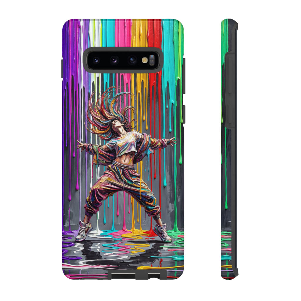Samsung Galaxy Phone Case | Colorful Street Dance Drip Design