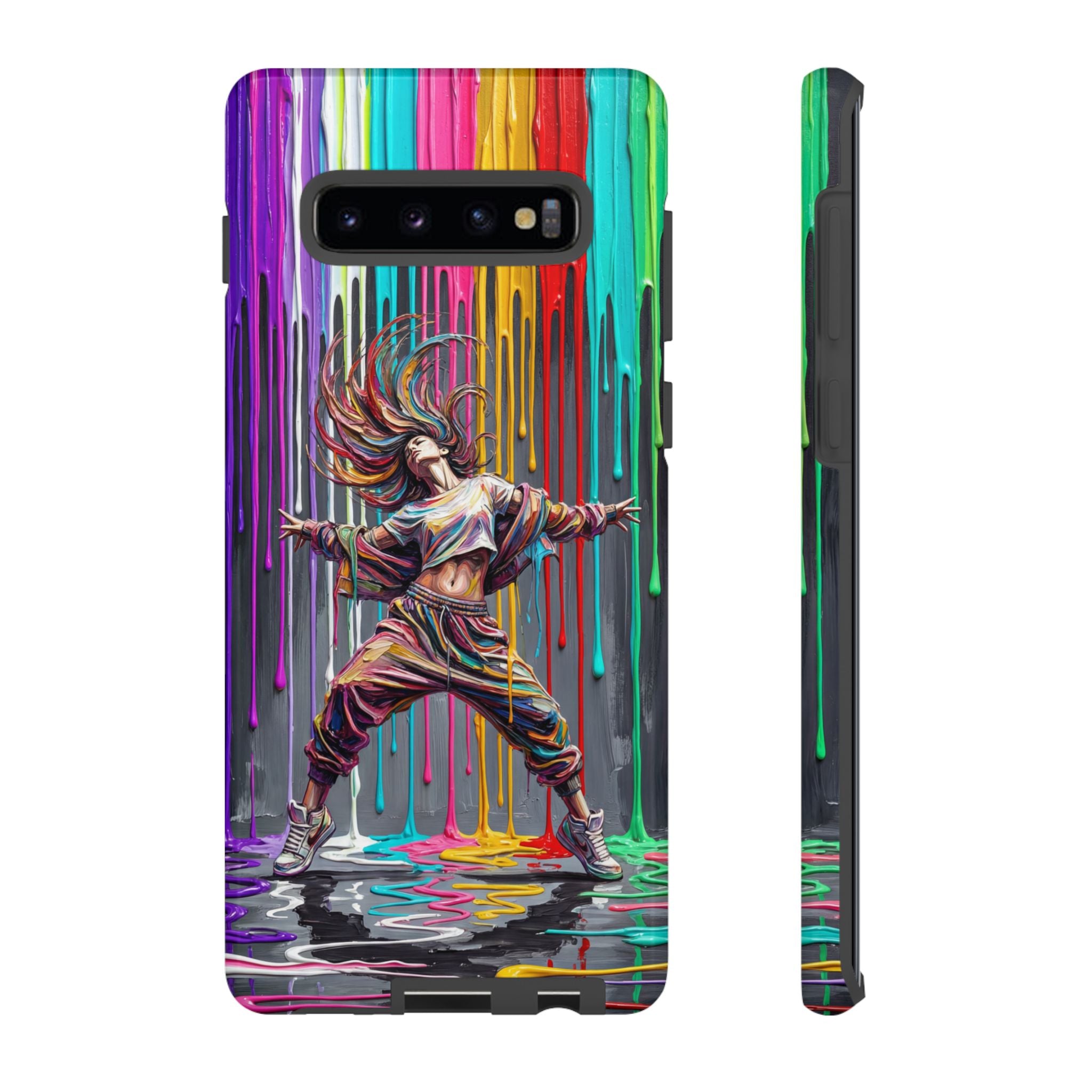 Samsung Galaxy Phone Case | Colorful Street Dance Drip Design