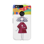 Colourful Artistic Wine Lady Google Pixel Phone Case