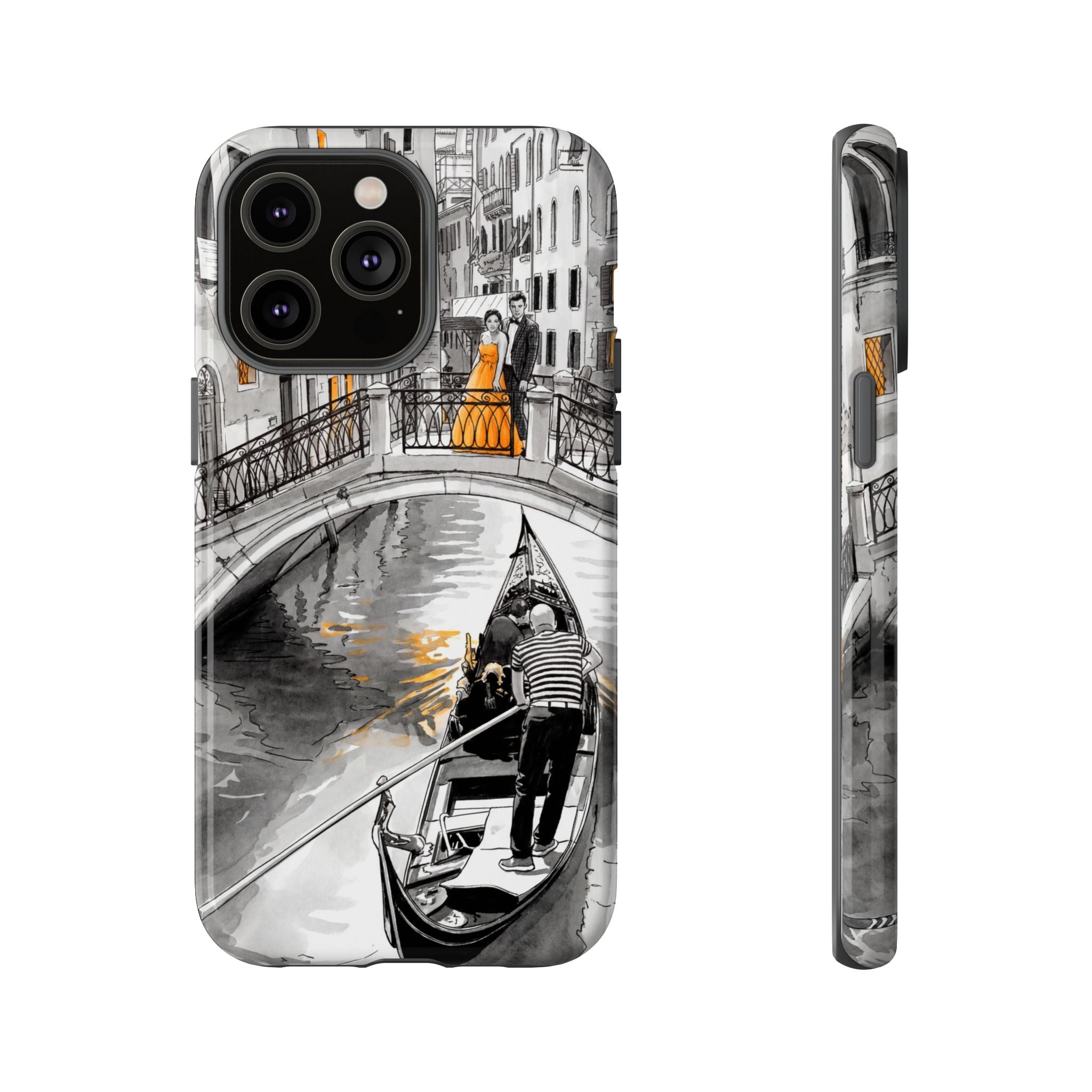 Venice Gondola iPhone Case | Romantic Canal Scene Protective Case