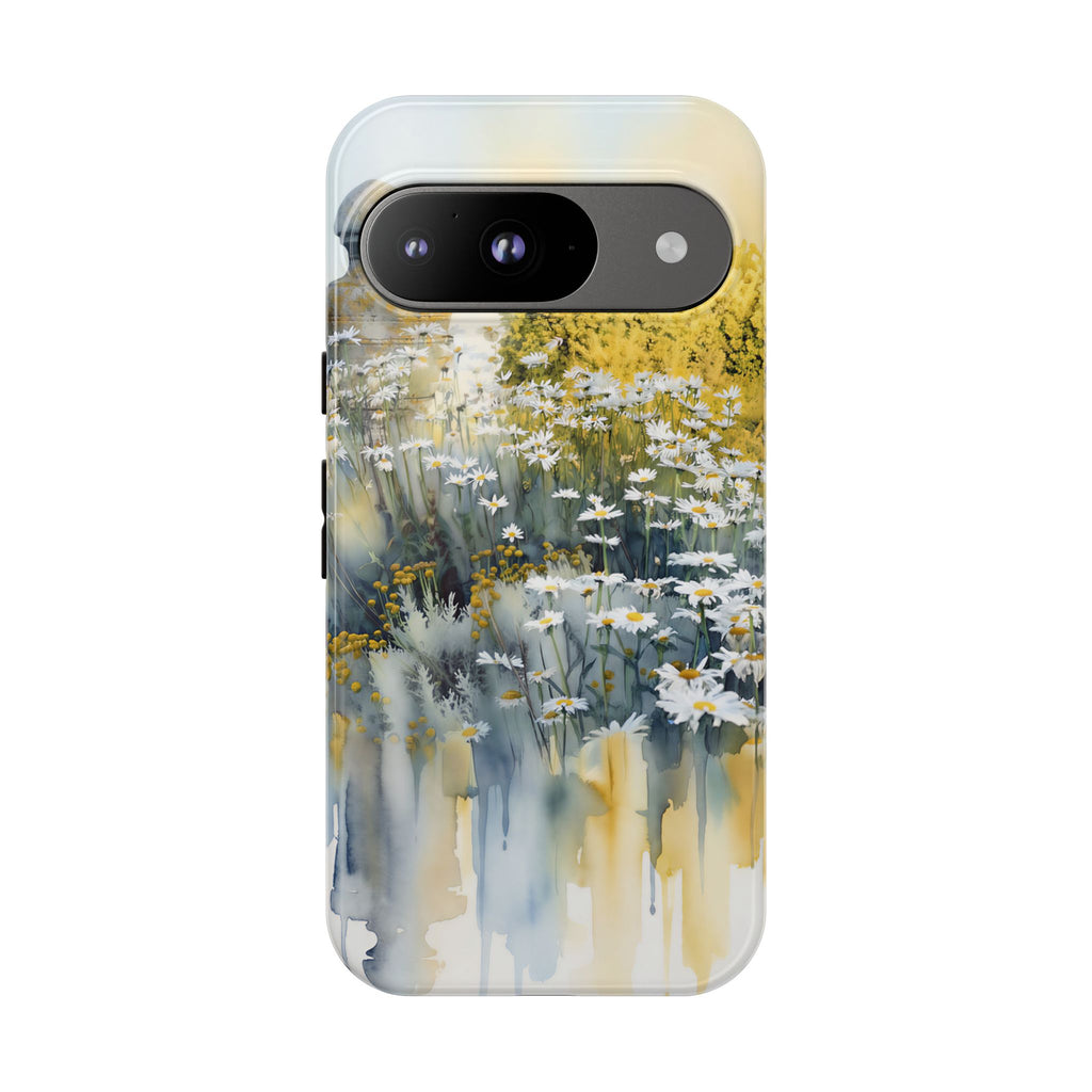 Watercolor Floral Daisy Garden Google Pixel Phone Case