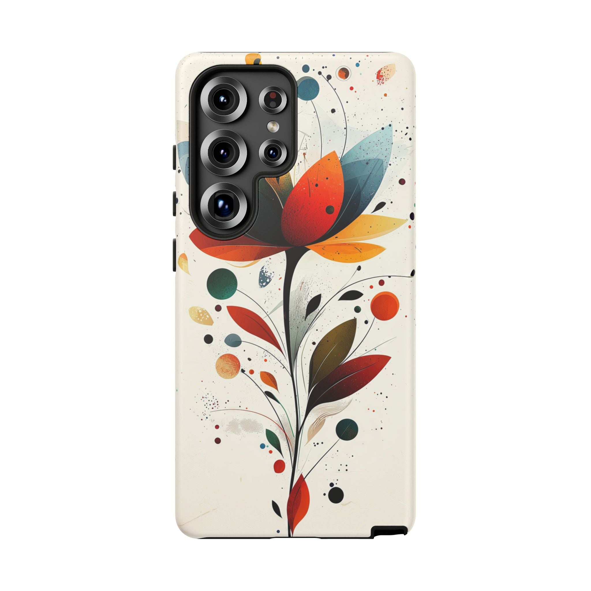 Floral Art Samsung Galaxy Case | Colourful Abstract Bloom
