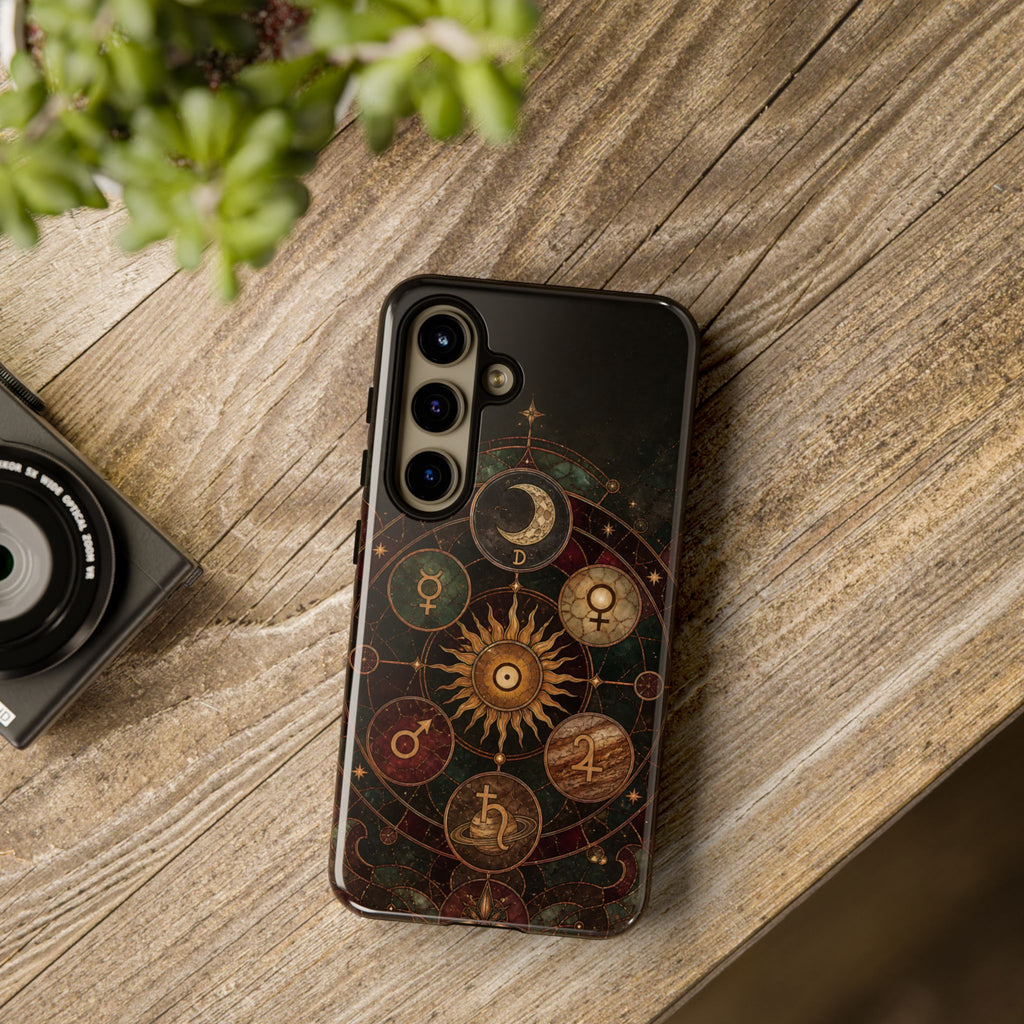 Antique Astrology Google Pixel Phone Case | Celestial Chart Phone Case