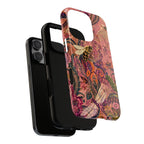 Vintage Floral Tough iPhone Case | Boho Paisley Bee Cover