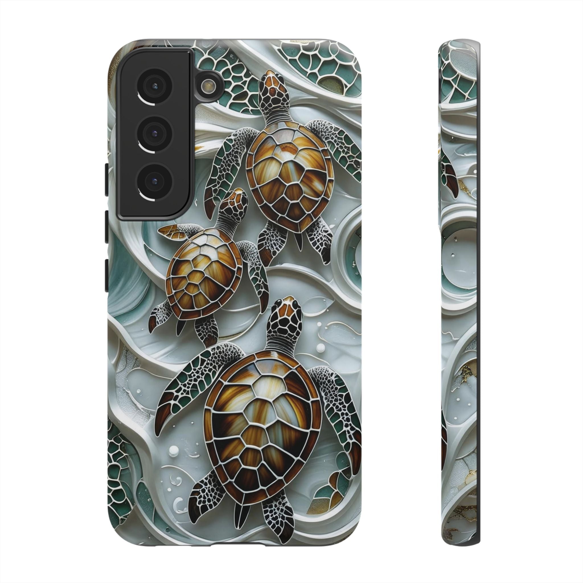 Sea Turtle Samsung Galaxy Case — Ocean Waves Protective Cover
