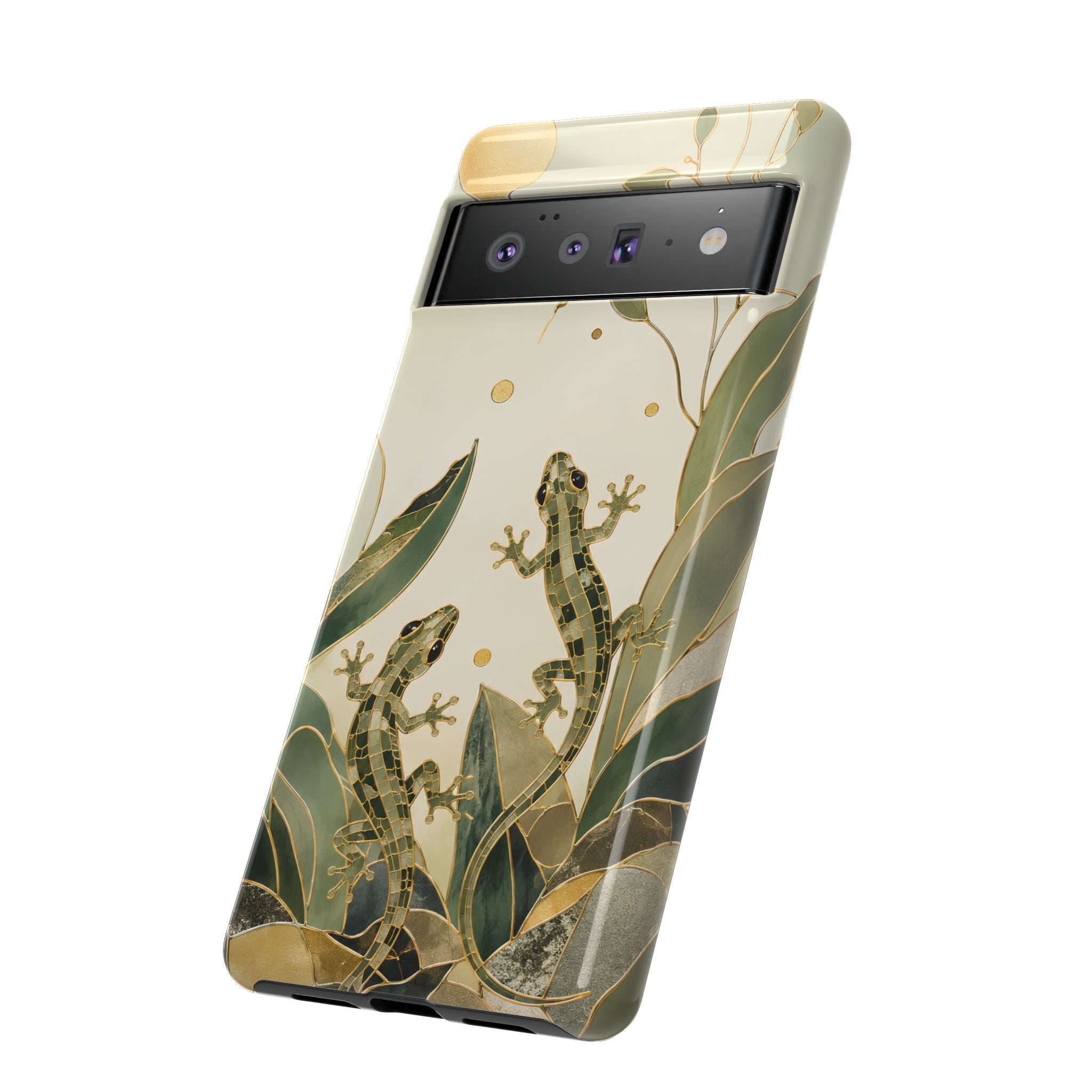 Lizard Botanical Google Pixel Phone Case | Gecko Phone Case