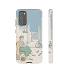 Florence Art Aesthetic Samsung Galaxy Phone Case | Renaissance Italy Travel Illustration