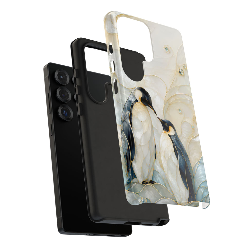 Penguin Samsung Galaxy Phone Case | Cute Penguin Couple Phone Case