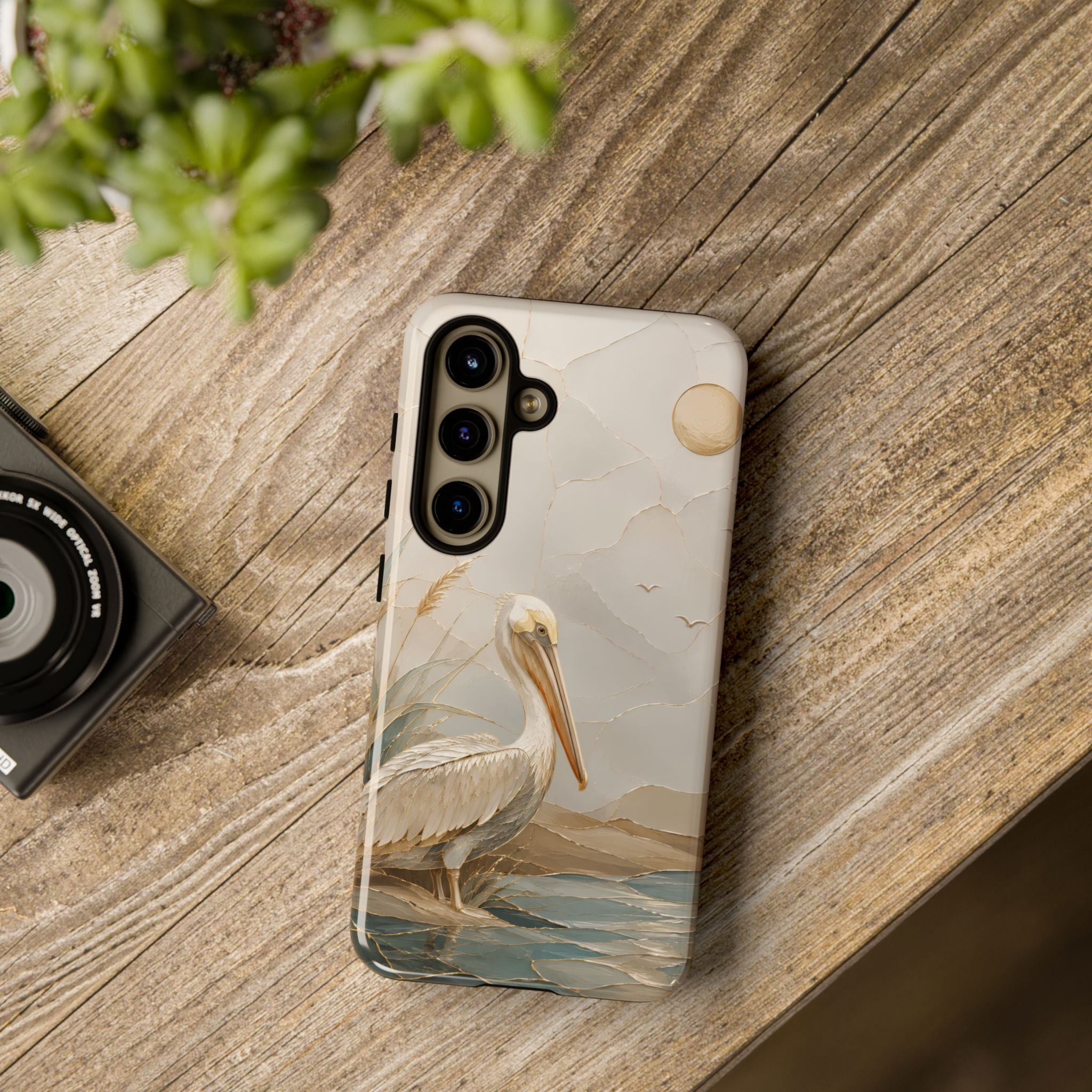 Pelican Samsung Galaxy Phone Case | Coastal Bird Phone Case