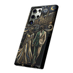 Romantic Night Walk Samsung Galaxy Phone Case | Elegant Couple Art