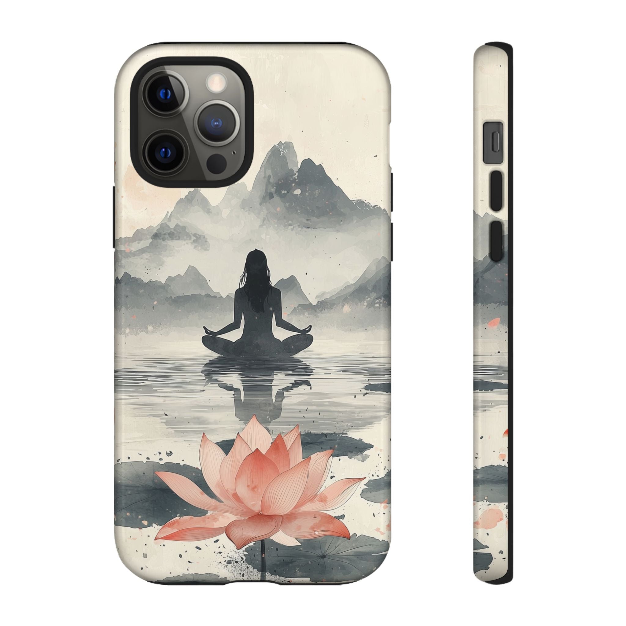Zen Yoga Meditation Lotus iPhone Case