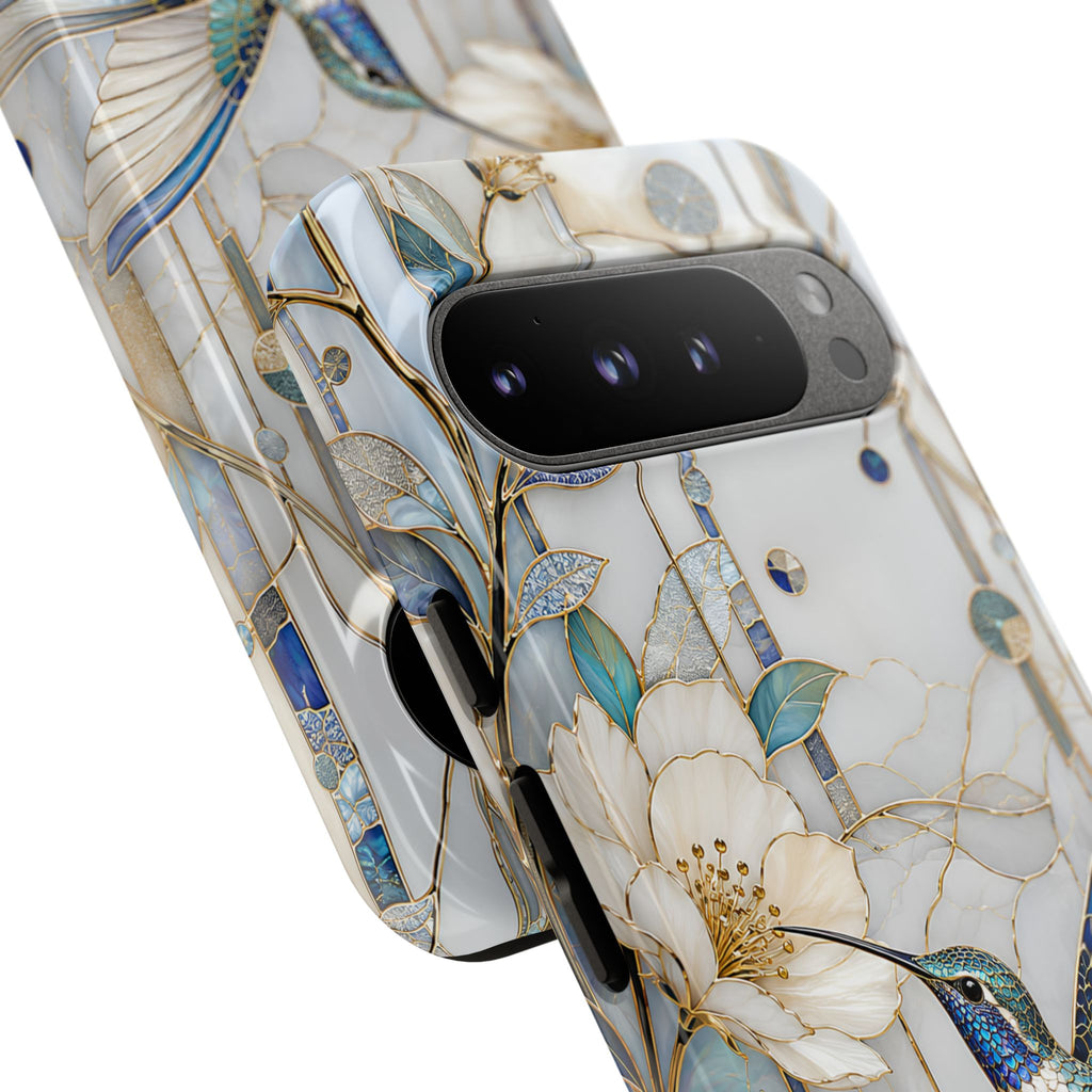 Hummingbird Magnolia Google Pixel Phone Case | Floral Bird iPhone Case