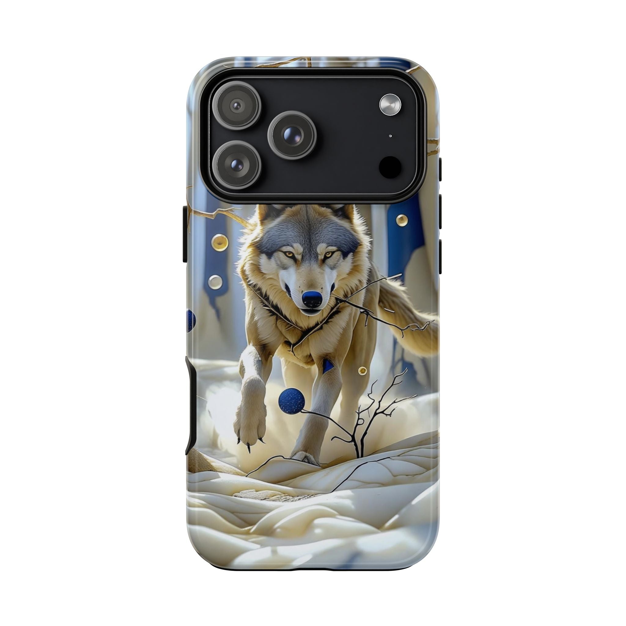 Wolf in Snow iPhone Case — Rugged Wildlife
