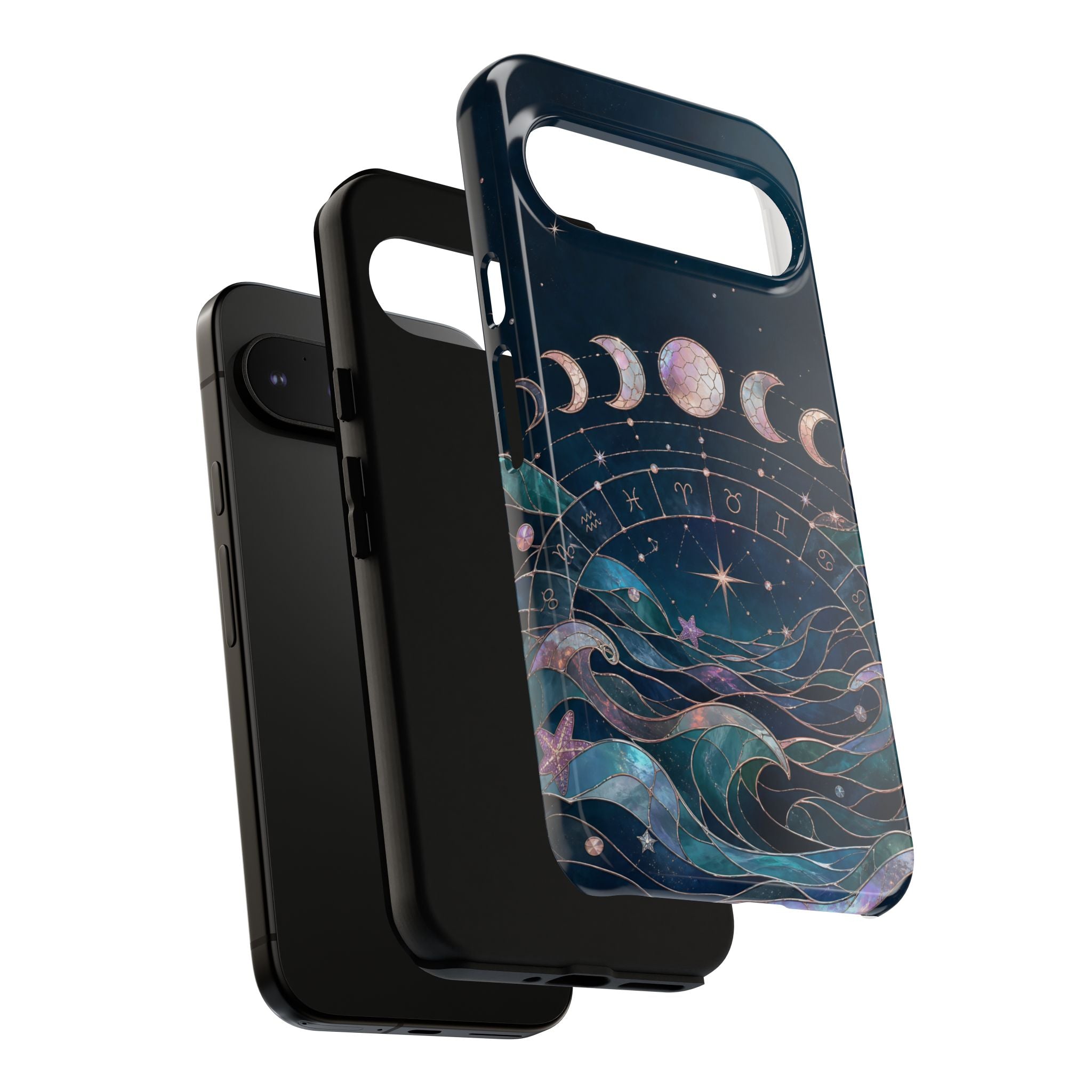 Celestial Zodiac Wheel Google Pixel Phone Case | Moon Phase Phone Case