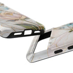 Dragonfly Lotus Google Pixel Phone Case | Stained Glass Floral iPhone Case
